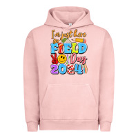 Pigment Salmon im just here for field day 2024 Urban Hoodie - Artiststas