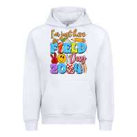 White im just here for field day 2024 Urban Hoodie - Artiststas