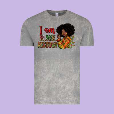 I Am Black History Vintage Tee Designed By Zillion Design Studio