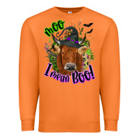 Carrot Moo i mean boo Cow Premium Sweatshirt - NancyCooperArtShop