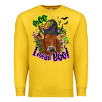 Lemon Moo i mean boo Cow Premium Sweatshirt - NancyCooperArtShop