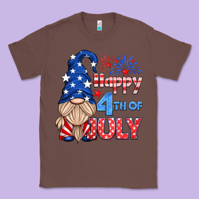 Happy 4th Of July Gnome Classic Tee Designed By Hra Design Shop