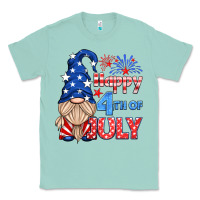 Seafoam happy 4th of july gnome Classic Tee - HRA Design Shop