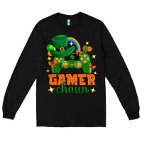 Black Gamer chaun st.patricks day Long Sleeve Tee - Neo Western