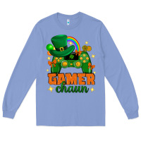 Colony Blue Gamer chaun st.patricks day Long Sleeve Tee - Neo Western