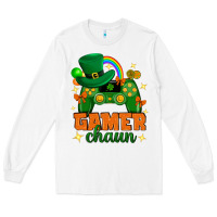 White Gamer chaun st.patricks day Long Sleeve Tee - Neo Western