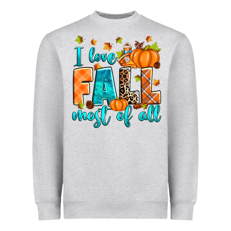 I Love Fall Most Of All Heavyweight Sweatshirt by RanaPortraitStore | Teevron