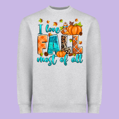 Heavyweight Sweatshirt I love Fall most of all