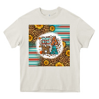 Cream western fall mama Heavy Core Tee - LillyAllenDesigns