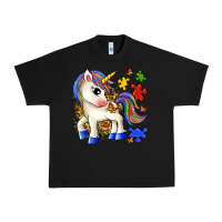 Black autism unicorn Urban Heavy Tee - Zillion Design Studio