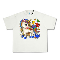 Pistachio autism unicorn Urban Heavy Tee - Zillion Design Studio
