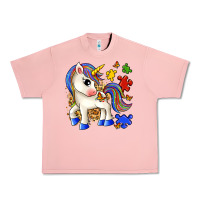 Salmon autism unicorn Urban Heavy Tee - Zillion Design Studio