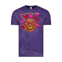 Cloud Purple valentine's day toy poodle Vintage Tee - RanaPortraitStore