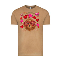 Vintage Camel valentine's day toy poodle Vintage Tee - RanaPortraitStore
