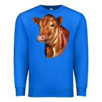 True Royal red angus cattle cow Premium Sweatshirt - LillyAllenDesigns