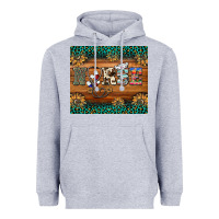 Heather Grey western nurse glitter leopard sunflowers Heavyweight Hoodie - BarkalooDesign