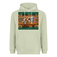 Matcha western nurse glitter leopard sunflowers Heavyweight Hoodie - BarkalooDesign