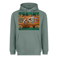 Sage western nurse glitter leopard sunflowers Heavyweight Hoodie - BarkalooDesign