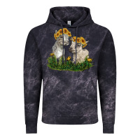 Cloud Black baby goats Vintage Hoodie - RanaPortraitStore