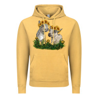 Vintage Mustard baby goats Vintage Hoodie - RanaPortraitStore