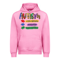 Fuchsia Pink autism mama Urban Hoodie - Artiststas