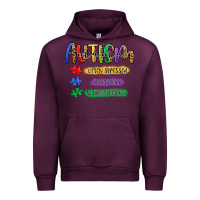 Mauve Wine autism mama Urban Hoodie - Artiststas