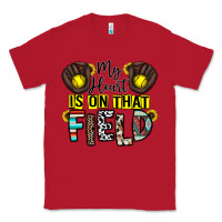 Red my heart is on that field Classic Tee - CowhideDigitalArt