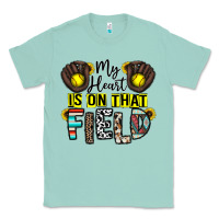 Seafoam my heart is on that field Classic Tee - CowhideDigitalArt