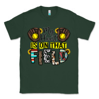 Sports Green my heart is on that field Classic Tee - CowhideDigitalArt
