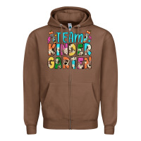 Chestnut team kindergarten Zipper Hoodie - JahusDesignShop