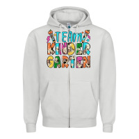 Dove Grey team kindergarten Zipper Hoodie - JahusDesignShop