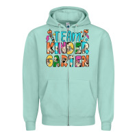 Seafoam team kindergarten Zipper Hoodie - JahusDesignShop