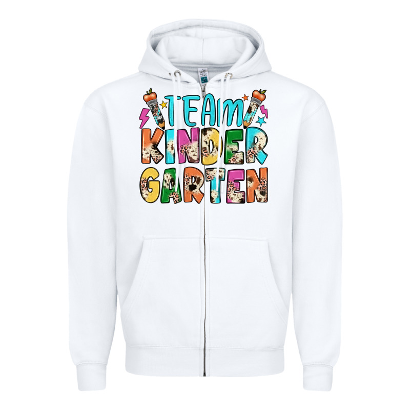 Team Kindergarten Zipper Hoodie by JahusDesignShop | Teevron