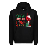 Black mommy needs her jingle juice Premium Hoodie - MaliasSmallBusiness