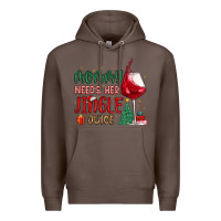 Coffee mommy needs her jingle juice Premium Hoodie - MaliasSmallBusiness