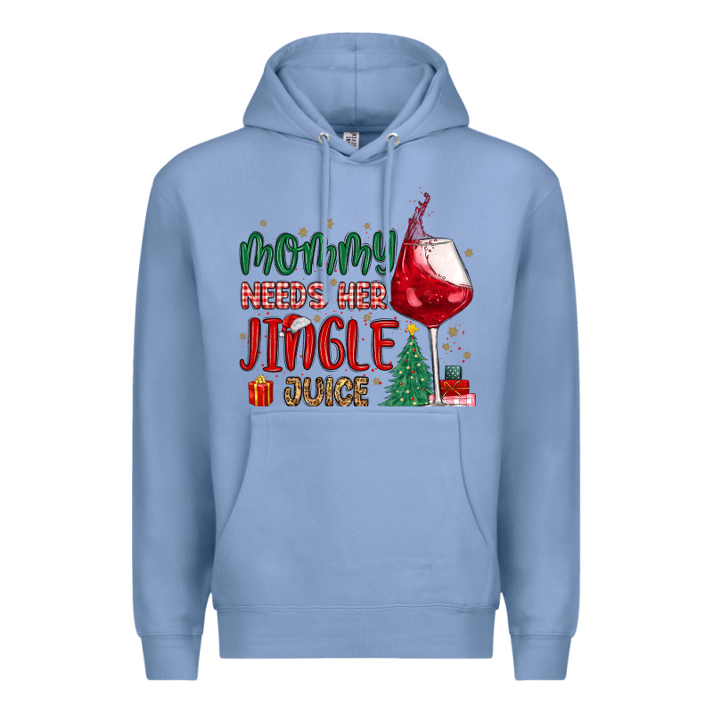 Mommy Needs Her Jingle Juice Premium Hoodie by MaliasSmallBusiness | Teevron