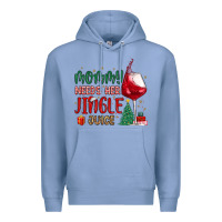 Colony Blue mommy needs her jingle juice Premium Hoodie - MaliasSmallBusiness