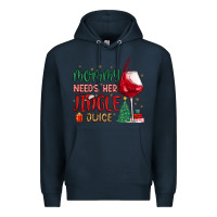 Navy mommy needs her jingle juice Premium Hoodie - MaliasSmallBusiness