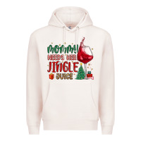 Pale Pink mommy needs her jingle juice Premium Hoodie - MaliasSmallBusiness