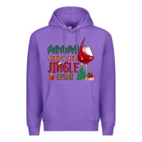 Purple mommy needs her jingle juice Premium Hoodie - MaliasSmallBusiness