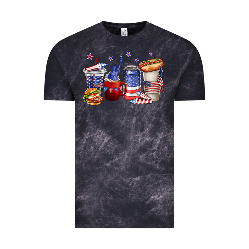 4th Of July Coffee Cups Vintage Tee by texasbilliewilder | Teevron