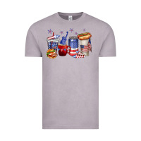 Vintage Zinc 4th of july coffee cups Vintage Tee - texasbilliewilder