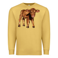 Antique Gold red angus calf Premium Sweatshirt - LillyAllenDesigns