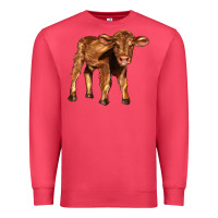 Cardinal red angus calf Premium Sweatshirt - LillyAllenDesigns