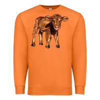 Carrot red angus calf Premium Sweatshirt - LillyAllenDesigns