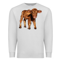 Dove Grey red angus calf Premium Sweatshirt - LillyAllenDesigns