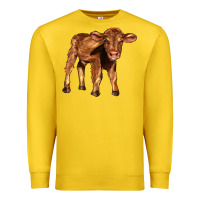 Lemon red angus calf Premium Sweatshirt - LillyAllenDesigns