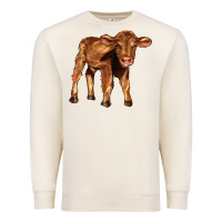 Sandshell red angus calf Premium Sweatshirt - LillyAllenDesigns