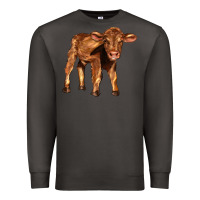 Smoke red angus calf Premium Sweatshirt - LillyAllenDesigns