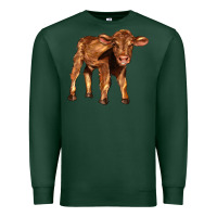 Sports Green red angus calf Premium Sweatshirt - LillyAllenDesigns